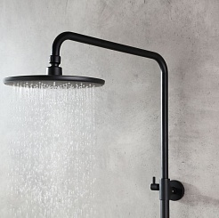 Lemark Душевая система Bronx LM3770BL с термостатом черная – фотография-5