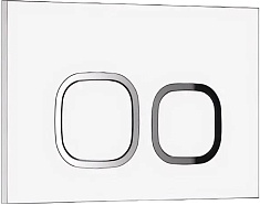 Ceruttispa Клавиша смыва CR01WH белая