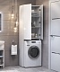 Vigo Шкаф пенал Wing 640 под стиральную машину белый – фотография-14