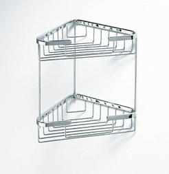 Bemeta Полочка-решётка двухуровневая угловая Cytro 102308132 – фотография-1