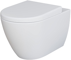 Ambassador Сиденье для унитаза Queen белое матовое – фотография-2