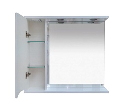 Misty Мебель для ванной Элвис 85 L напольная белая – фотография-5