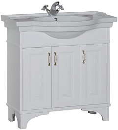 Aquanet Тумба с раковиной Валенса 90 белая (180045)  – фотография-1