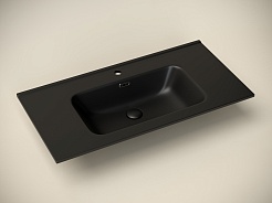Ceramicanova Мебельная раковина Element 91 CN7002MB чёрный матовый – фотография-2