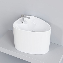 Ambassador Раковина накладная Kingston 58 белая – фотография-4