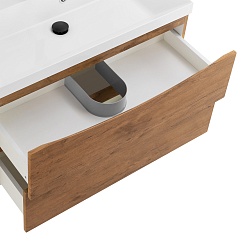 BelBagno Тумба с раковиной Marino 80 подвесная Rovere Nature – фотография-5