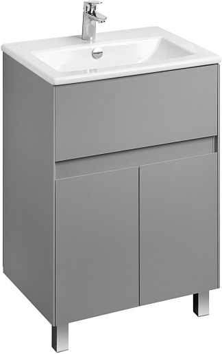 Акватон Тумба под раковину Форест 60 туманный серый – фото-1