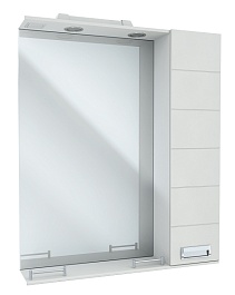 Bas Мебель для ванной Адажио 60 Эрика с зеркальным шкафом – фотография-4