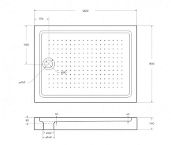 BelBagno Душевой поддон Tray 120/90 TRAY-BB-AH-120/90-15-W – фотография-5