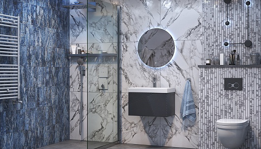 Velvex Тумба с раковиной Edge 60.1Y графит – фотография-6