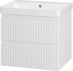 Brevita Тумба под раковину Victory 60 подвесная белая – фотография-2