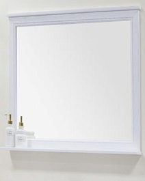 Акватон Зеркало для ванной "Идель 85" дуб белый – фотография-1
