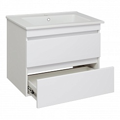 Runo Мебель для ванной Манхэттен 75 белая – фотография-11