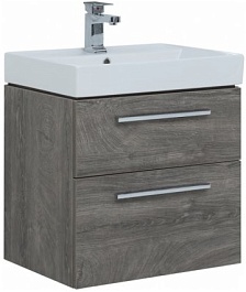 Aquanet Тумба с раковиной Nova 60 дуб рошелье – фотография-1