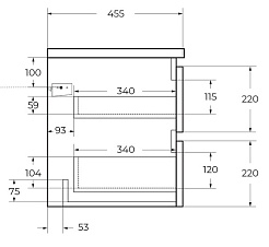 BelBagno Тумба под раковину Albano 120 подвесная Rovere Rustico – фотография-9