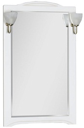 Aquanet Зеркало для ванной "Луис 70" белое (173214) – фотография-1