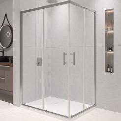 RGW Душевой уголок Passage PA-146 120x90 профиль хром стекло прозрачное – фотография-1