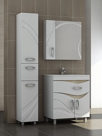 Vigo Зеркальный шкаф Mirella 70 L белый – фотография-2