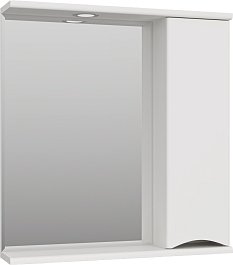 Misty Мебель для ванной Атлантик 70 R 2 ящика белая – фотография-7