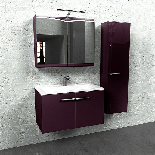  Зеркальный шкаф "Concorde 80" махагон – фотография-2