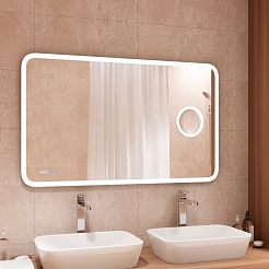 Continent Зеркало Bliss Led 1200x800 с подогревом – фотография-10