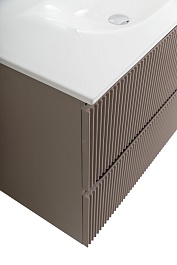 BelBagno Тумба под раковину Uno 100 подвесная Бежевый матовый – фотография-6