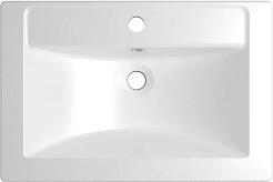 Mixline Тумба с раковиной Вектор 60 подвесная белая – фотография-4