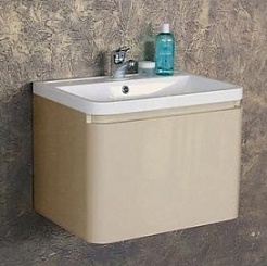 BelBagno Тумба с раковиной ENERGIA 50 Tortora Lucido, 1 ящик – фотография-1