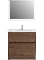 BelBagno Мебель для ванной Kraft 80 напольная Rovere Tabacco с раковиной LOV-800-LVB