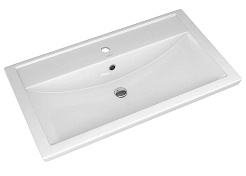 Onika Тумба с раковиной Ламина 80 напольная белая – фотография-14