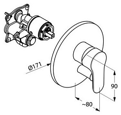 Kludi Смеситель "Objekta 326500575" – фотография-2