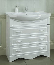 СанТа Тумба с раковиной Верона 85, ящики – фотография-1