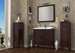 ASB-Woodline Зеркало для ванной Римини 80 бук тироль, массив ясеня – фотография-3