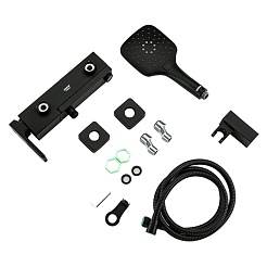 Gappo Смеситель для вынны G17-6 G3217-6 черный – фотография-3