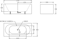 BelBagno Акриловая ванна BB78-1700 170x80 – фотография-3