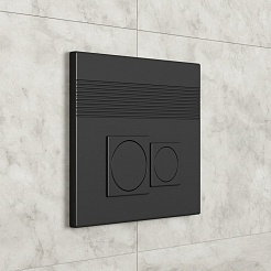 Grossman Клавиша смыва Cosmo 800.T1.02.210.210 черная матовая – фотография-2