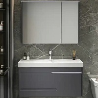 Ceruttispa Мебель для ванной Oglio 90 подвесная серая