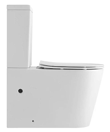 Iberica Blanca Унитаз компакт Burgos Alto с сиденьем микролифт – фотография-6