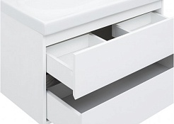 Aquanet Комплект мебели Беркли 80 белый глянец/дуб рошелье – фотография-16