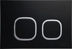 WeltWasser Инсталляция для унитаза Amberg 404 BL с черной матовой клавишей смыва – фотография-2