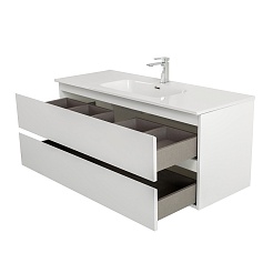 BelBagno Тумба под раковину Kraft 120 подвесная Bianco Opaco – фотография-9