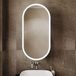 Mixline Зеркальный шкаф Премьер Сохо 50 R черный – фотография-8