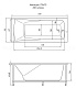 Aquatika Акриловая ванна H2O Авентура Basic 170x75 cм – фотография-4