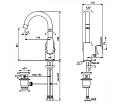 Ideal Standard Смеситель Vito B0410AA для раковины – фотография-2