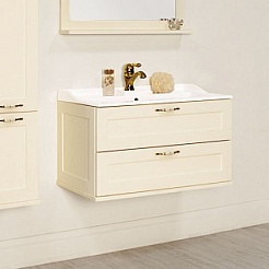 Акватон Тумба под раковину Леон 80 дуб бежевый – фотография-1