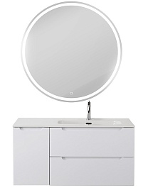 BelBagno Мебель для ванной Etna 100 R подвесная Bianco Lucido – фотография-1