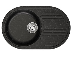 Mixline Мойка кухонная ML-GM16 черная – фотография-1