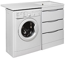 Runo Тумба с раковиной Орион 120 L белый