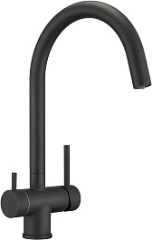 Milacio Смеситель для кухни Ultra MCU.554.TB черный матовый – фотография-1