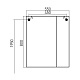 Mixline Зеркало-шкаф Танго 55 L – фотография-4